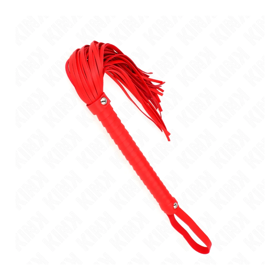 KINK - CHICOTE COM CABO TEXTURADO VERMELHO 48,5 CM